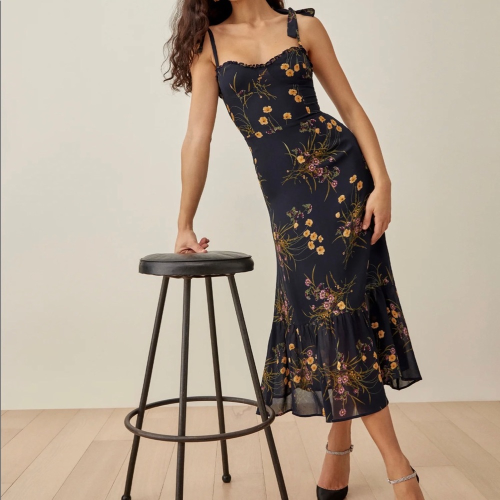 Reformation Nikita Midi Dress